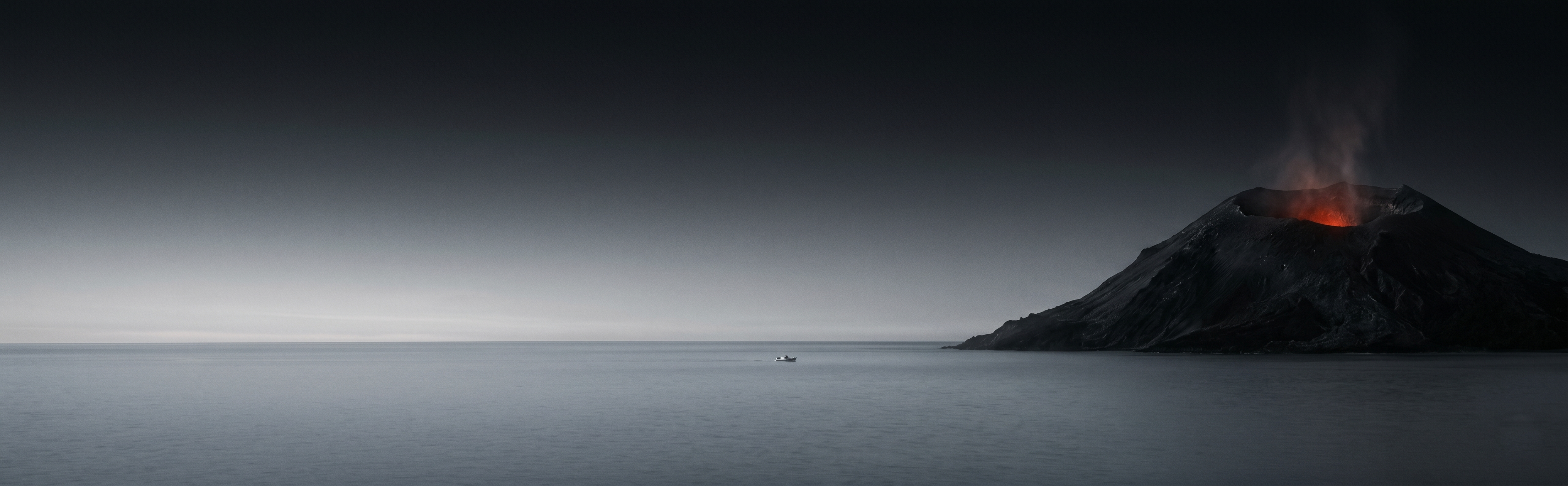 Pyros Island — the black glass fortress rising from the sea